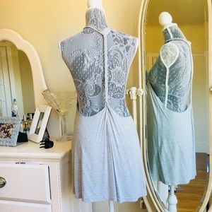 Gray Low Back Tunic Tank, Tags on, never worn